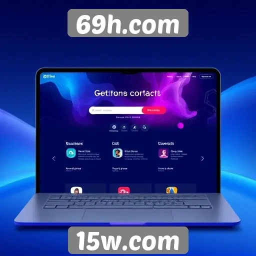 Interface e usabilidade do 69h.com em destaque